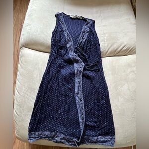 H&M Navy Wrap- Around Sundress